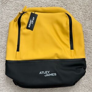 Yellow and Black Men's Backpack